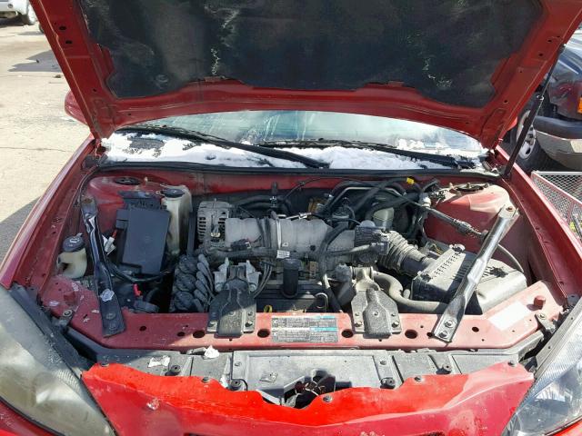 2G2WP552981123975 - 2008 PONTIAC GRAND PRIX RED photo 7