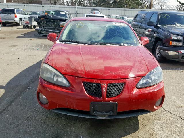 2G2WP552981123975 - 2008 PONTIAC GRAND PRIX RED photo 9