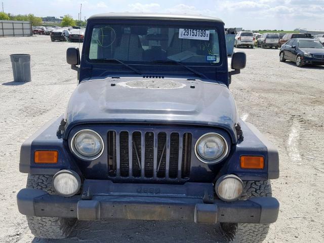 1J4FA44S06P726168 - 2006 JEEP WRANGLER / BLUE photo 9