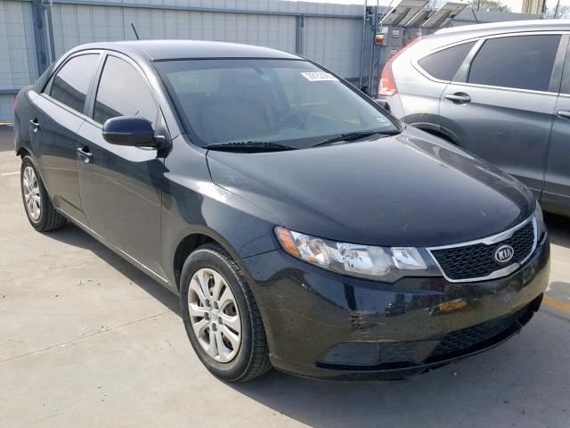 KNAFU4A29C5624261 - 2012 KIA FORTE EX BLACK photo 1