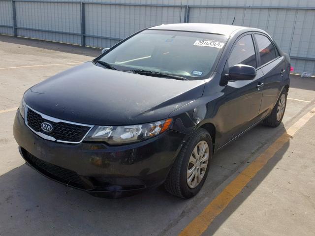 KNAFU4A29C5624261 - 2012 KIA FORTE EX BLACK photo 2