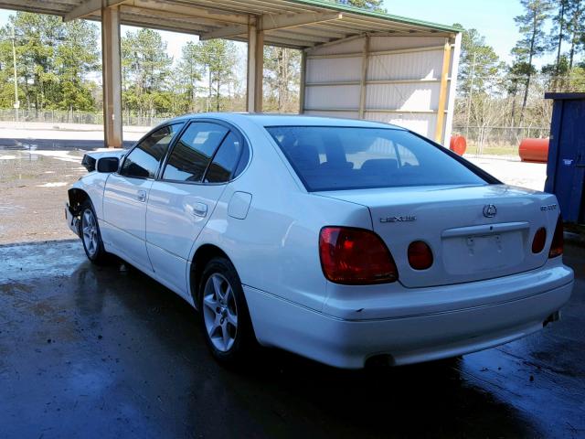 JT8BD69S220167109 - 2002 LEXUS GS 300 WHITE photo 3