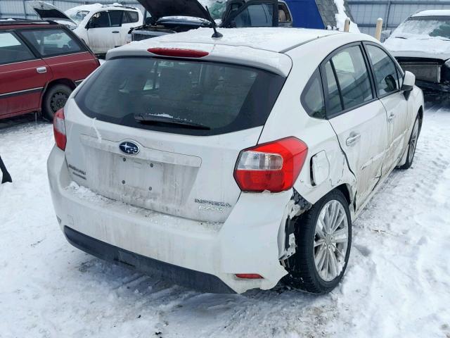 JF1GPAH62D2831248 - 2013 SUBARU IMPREZA LI WHITE photo 4