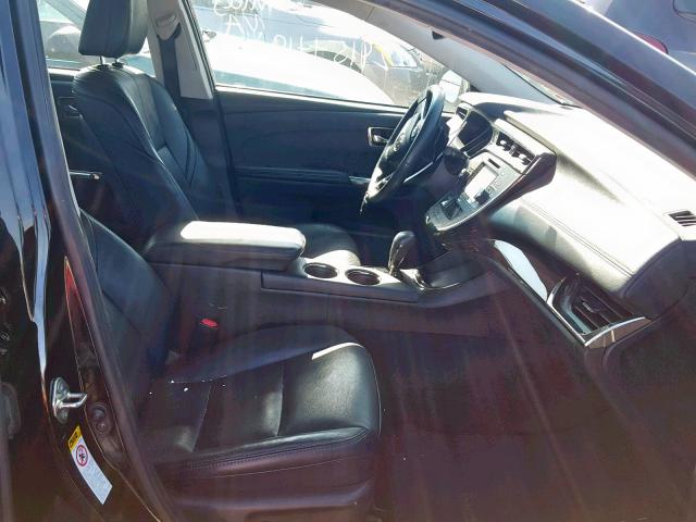 4T1BK1EBXFU182015 - 2015 TOYOTA AVALON XLE BLACK photo 5