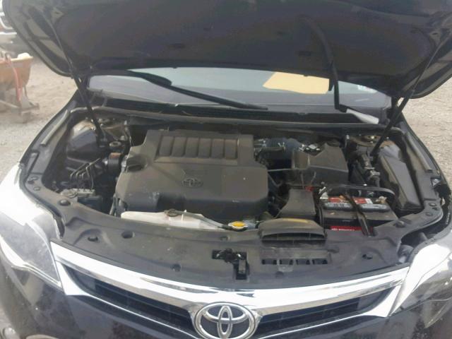 4T1BK1EBXFU182015 - 2015 TOYOTA AVALON XLE BLACK photo 7