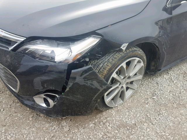 4T1BK1EBXFU182015 - 2015 TOYOTA AVALON XLE BLACK photo 9