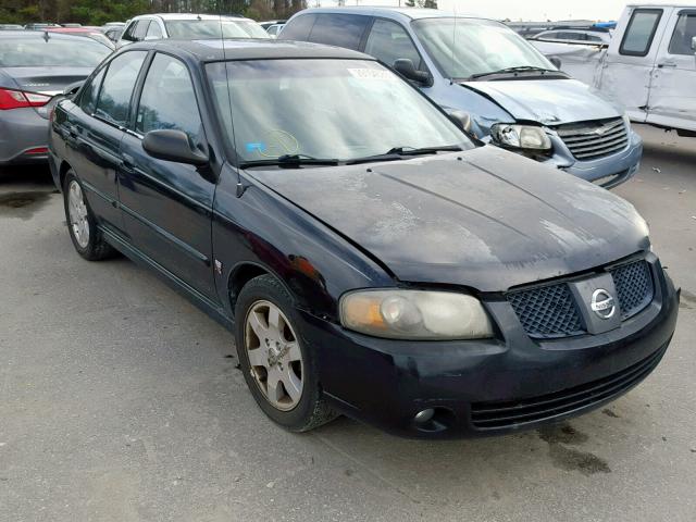 3N1AB51D54L729765 - 2004 NISSAN SENTRA SE- BLACK photo 1