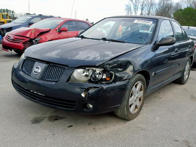 3N1AB51D54L729765 - 2004 NISSAN SENTRA SE- BLACK photo 2