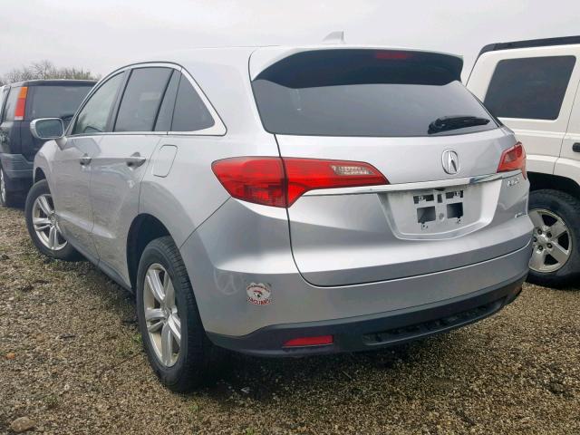 5J8TB4H55DL019812 - 2013 ACURA RDX TECHNO SILVER photo 3