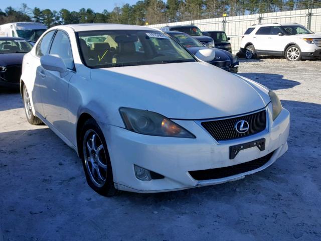 JTHBK262162002715 - 2006 LEXUS IS 250 WHITE photo 1