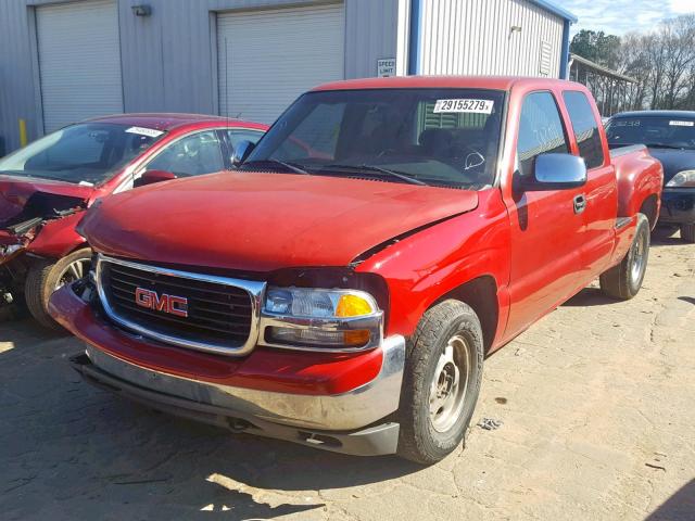 2GTEC19T011333739 - 2001 GMC NEW SIERRA RED photo 2