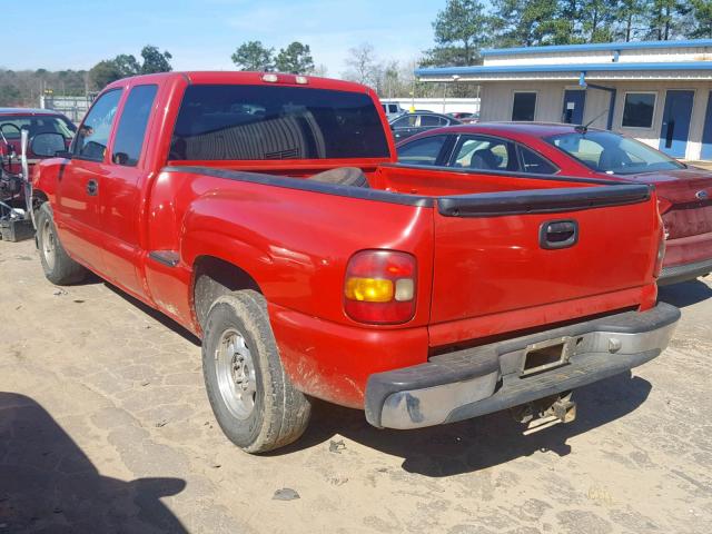 2GTEC19T011333739 - 2001 GMC NEW SIERRA RED photo 3