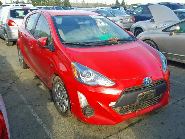 JTDKDTB37F1089817 - 2015 TOYOTA PRIUS C RED photo 1