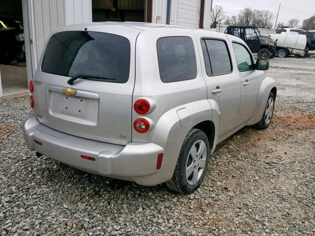 3GNDA13DX7S550092 - 2007 CHEVROLET HHR LS Plata foto 4