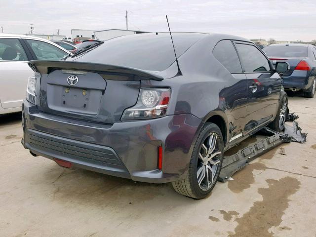 JTKJF5C75GJ014174 - 2016 TOYOTA SCION TC CHARCOAL photo 4
