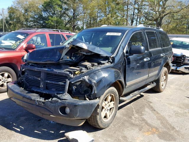 1D8HB482X6F132037 - 2006 DODGE DURANGO SL BLACK photo 2