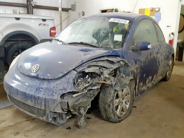3VWRW21C07M515322 - 2007 VOLKSWAGEN NEW BEETLE Blau Foto 2