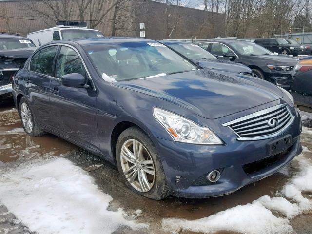 JN1CV6ARXCM970629 - 2012 INFINITI G37 BLUE photo 1