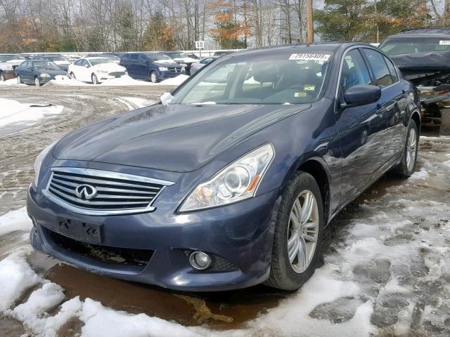 JN1CV6ARXCM970629 - 2012 INFINITI G37 BLUE photo 2