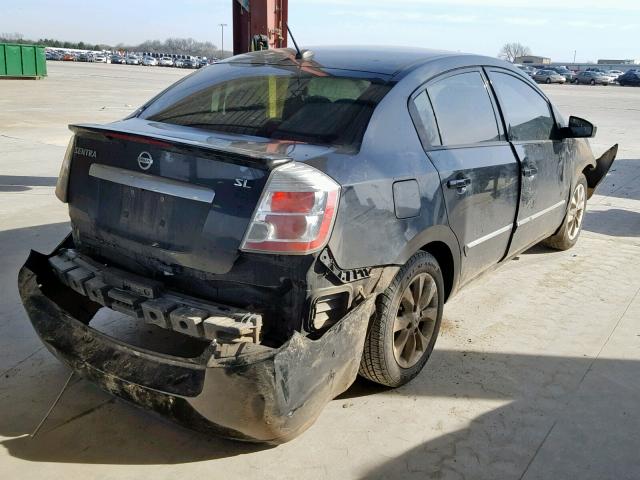 3N1AB6APXCL658531 - 2012 NISSAN SENTRA 2.0 BLACK photo 4