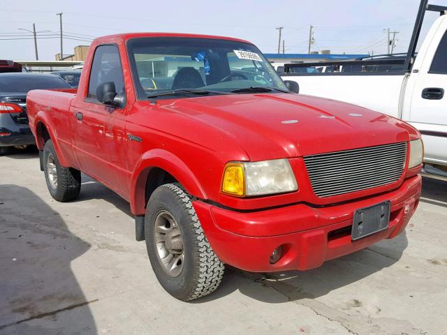 1FTYR10U53PA18118 - 2003 FORD RANGER RED photo 1