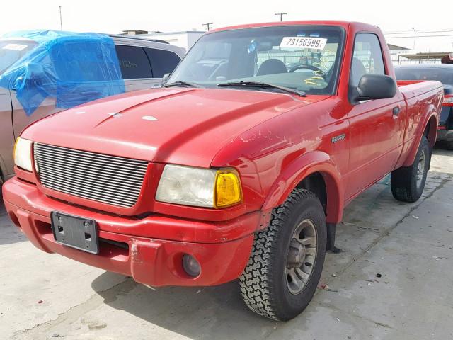 1FTYR10U53PA18118 - 2003 FORD RANGER RED photo 2