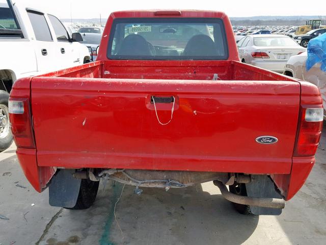1FTYR10U53PA18118 - 2003 FORD RANGER RED photo 6