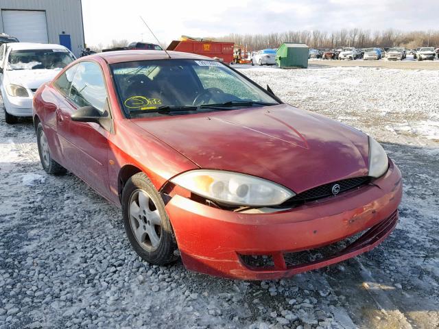 1ZWFT61L025623162 - 2002 MERCURY COUGAR V6 BURGUNDY photo 1