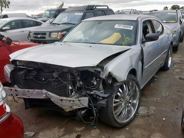 2B3KA33G58H275484 - 2008 DODGE CHARGER SX SILVER photo 2