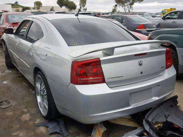 2B3KA33G58H275484 - 2008 DODGE CHARGER SX SILVER photo 3