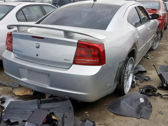 2B3KA33G58H275484 - 2008 DODGE CHARGER SX SILVER photo 4