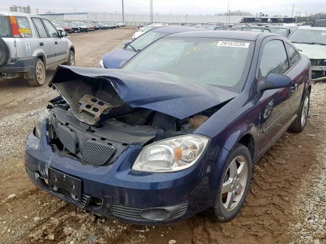 1G2AL18F587305141 - 2008 PONTIAC G5 BLUE photo 2