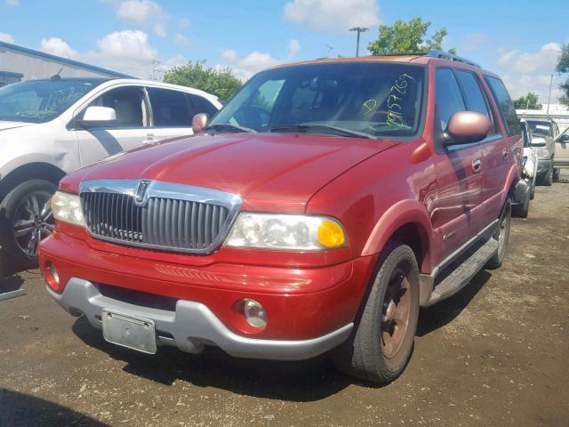5LMEU27RX1LJ23257 - 2001 LINCOLN NAVIGATOR Qırmızı foto 2