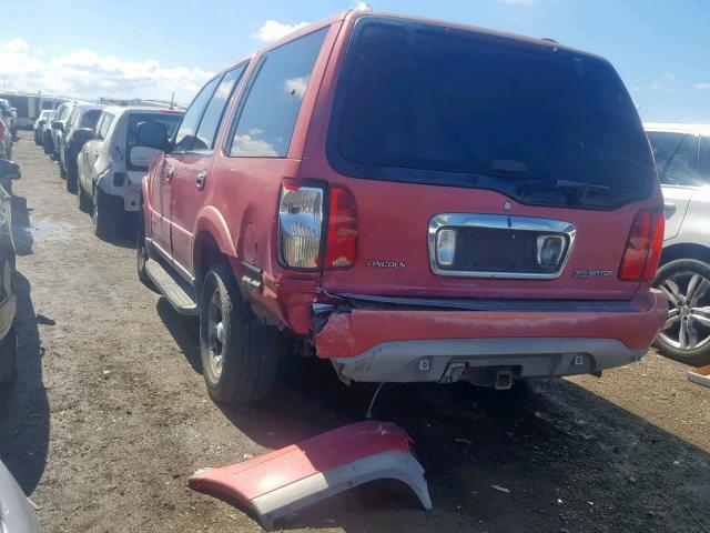 5LMEU27RX1LJ23257 - 2001 LINCOLN NAVIGATOR Qırmızı foto 3