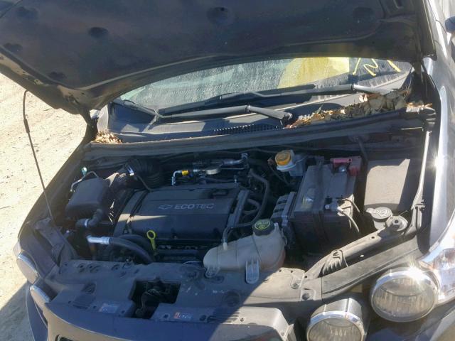 1G1JA5SG5E4153006 - 2014 CHEVROLET SONIC LS BLACK photo 7