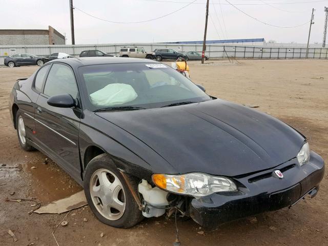 2G1WX12K839348285 - 2003 CHEVROLET MONTE CARL BLACK photo 1