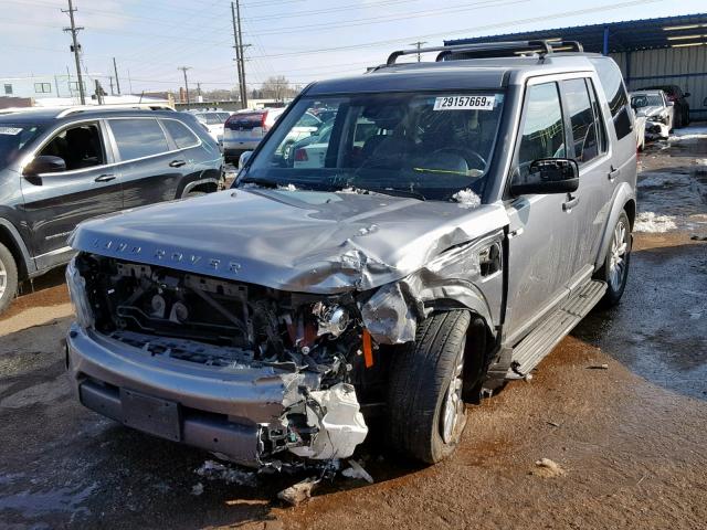 SALAK2D45CA614587 - 2012 LAND ROVER LR4 HSE LU SILVER photo 2