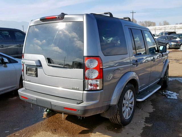 SALAK2D45CA614587 - 2012 LAND ROVER LR4 HSE LU SILVER photo 4