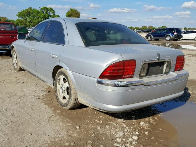 1LNHM87A6YY760916 - 2000 LINCOLN LS SILVER photo 3