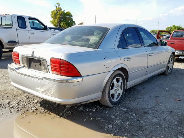 1LNHM87A6YY760916 - 2000 LINCOLN LS SILVER photo 4
