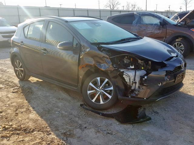 JTDKDTB38J1619589 - 2018 TOYOTA PRIUS C GRAY photo 1