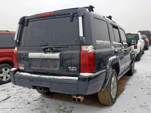 1J8HG58246C280121 - 2006 JEEP COMMANDER BLACK photo 4