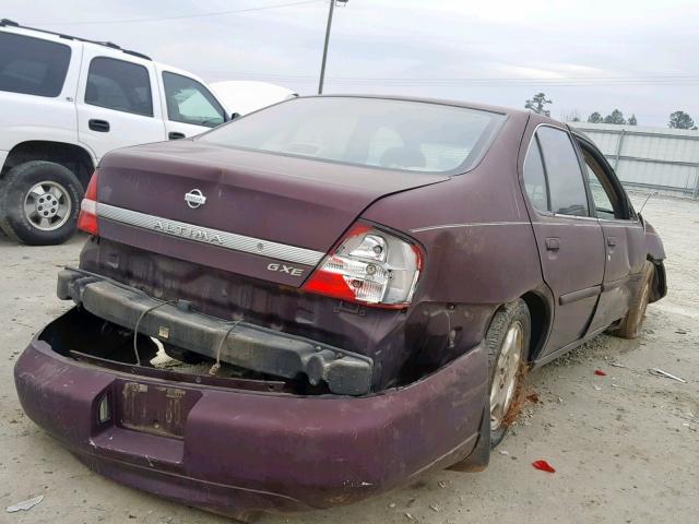 1N4DL01A4YC135353 - 2000 NISSAN ALTIMA XE PURPLE photo 4