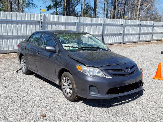2T1BU4EE7CC872372 - 2012 TOYOTA COROLLA BA GRAY photo 1