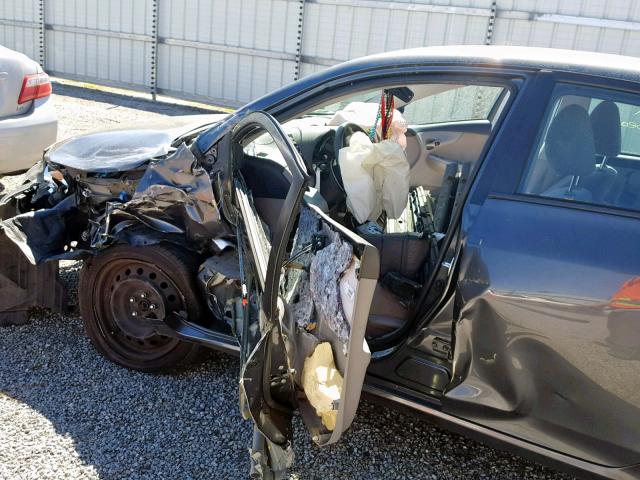 2T1BU4EE7CC872372 - 2012 TOYOTA COROLLA BA GRAY photo 9