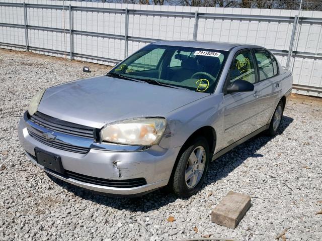 1G1ZT52875F259242 - 2005 CHEVROLET MALIBU LS SILVER photo 2