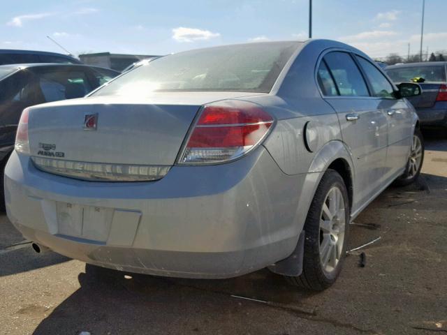 1G8ZV57B99F163943 - 2009 SATURN AURA XR SILVER photo 4