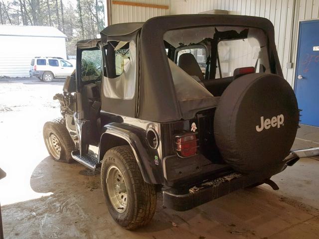 1J4FY29P0WP805991 - 1998 JEEP WRANGLER / BLACK photo 3