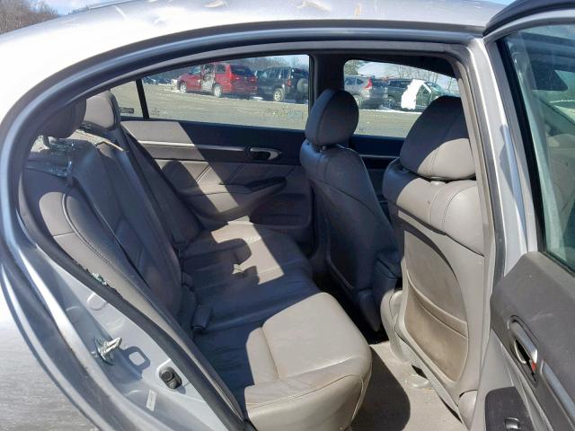 2HGFA16949H356495 - 2009 HONDA CIVIC EXL GRAY photo 6