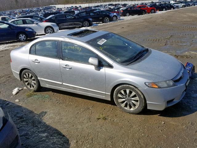 2HGFA16949H356495 - 2009 HONDA CIVIC EXL GRAY photo 9